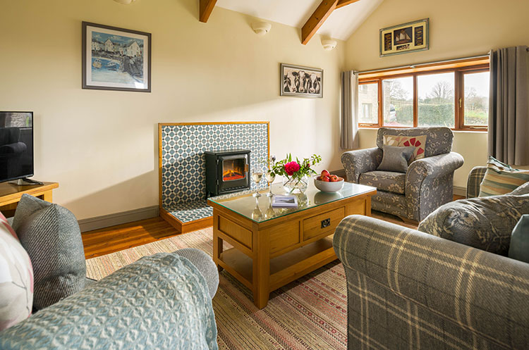 dining table and sitting room